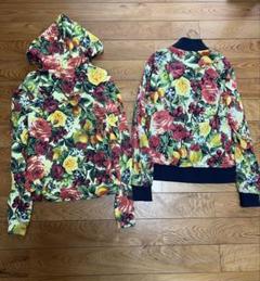 JOY RICH 花　フルーツ　長袖　パーカー　グラフィック　派手 JOY RICH 花フルーツ長袖パーカーグラフィック派手