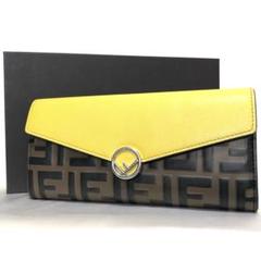 FENDI フェンディ　トゥージュール　長財布　黄色 2JOURS ＦＥＮＤＩ FENDI フェンディ トゥージュール 長財布 黄色 2JOURS FENDI