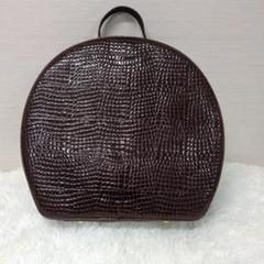 コルドベスケース　クロコダイル茶　未使用級　HERMOSA IBERIA　帽子入 コルドベスケース クロコダイル茶 未使用級 HERMOSA IBERIA 帽子