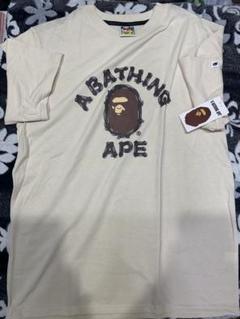 BAPETシャツ クリーム色