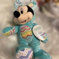 ミッキーマウス ぬいぐるみ 水色