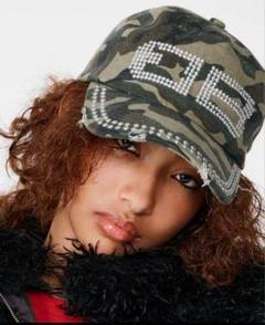 BEEDEN CAP ビーデン キャップ　Camo + Black 専用 BEEDEN（ビーデン）の「BD STUDS DAMAGE CAP（キャップ）」 - WEAR