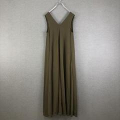 CABaNキュプラポリエステルスムース Vネックワンピース CABaN ワンピース キュプラポリエステルスムース Vネック