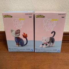 Fluffy Puffy 猫キャラクター 4体セット Fluffy Puffy Demon Slayer: Kimetsu No Yaiba: Banpresto