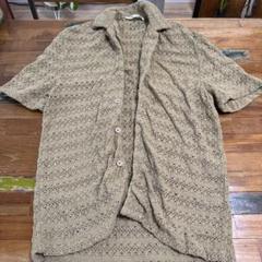 ザラ　ZARA ベージュシャツ　半袖　Sサイズ　ショーツ　Mサイズ　セットアップ