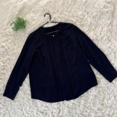 ROPE PICNIC ロペピクニック ブラウス　紺　長袖M 38