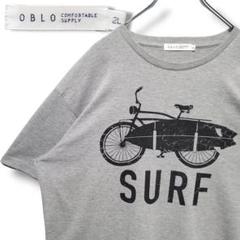 【OBLO】COMFORTABLE SUPPLY SURF Tシャツ ブラック