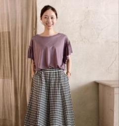 HugowarハグオーワーPARIS長袖Tシャツ雅姫クロスクロス クロス&クロスのロゴ入りロング丈Tシャツが金沢店に入荷いたし