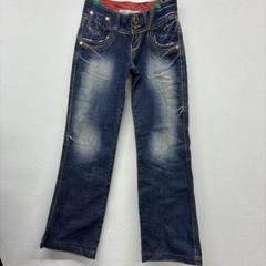 愛音　希少 RED PEPPER デニムパンツ サイズ25 ドクロ RED PEPPER レッドペッパー 24 ジーンズ デニム 刺繍 羽