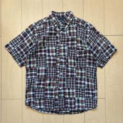Stussy チェック柄 半袖シャツ XL ステューシー シャツ Tシャツ OLD STUSSY / オールド ステューシー 80s USA製 チェック柄