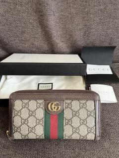 GUCCI ♡ GG ジップアラウンドウォレット 長財布 - メルカリ
