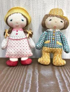 ハンドメイド✩ペア人形✩戸塚刺繍✩インテリア
