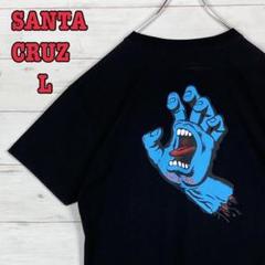 《大人気》サンタクルーズ☆L 両面スクリーミングハンド☆Tシャツ☆黒 ブラック