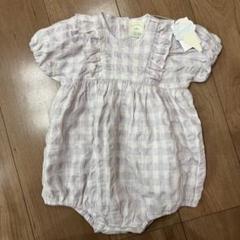 【新品タグ付】ラベンダー ジェラピケ ギンガムチェック プルオーバー 3点セット 新品タグ付】ラベンダー ジェラピケ ギンガムチェック プル