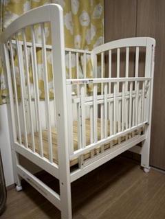 配送料込【カトージ】ハイポジションミニベッド アーチ（ホワイト）のサムネイル
