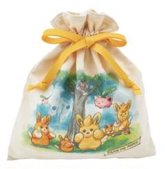キャンバス 巾着 PAMO NO MURE ポケモン パモ パモット パーモット