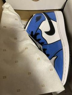 NIKE AIR JORDAN 1 MID SE GS SIGNAL BLUE