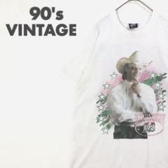 2747 90s シングルステッチ　リッキーヴァンシェルトン　ツアーT　Tシャツ