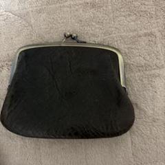 釜口財布 革 黒 焦げ茶 新品未使用
