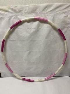 フラフープ ピンク ホワイト 直径80cm