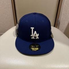 NEW ERA ロサンゼルスドジャース ハンバーガーpins付き　7 7/8 NEW ERA ロサンゼルスドジャース ハンバーガーpins付き 7 7/8