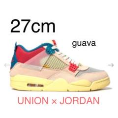 UNION JORDAN AIR JORDAN 4 “guava” 27cm
