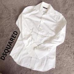 美品。DSQUARED2 白シャツ　ビジネス、フォーマル　サイズ46のサムネイル