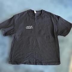 ennoyブラックTシャツ 反転ロゴ