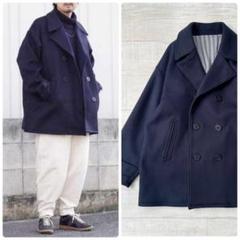ジャケット・アウター uniform experiment OVERSIZED PEACOAT 2025年最新】ユニフォームエクスペリメント メンズ ピーコート