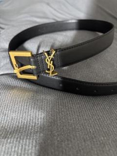 ★関税込★SAINT LAURENT★YSL バックル付き カサンドラ ベルト org.jpg