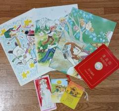 なかよし 付録 昭和レトロ ポスター 組み立て箱 ストロー いがらしゆみこ なかよし付録 下敷き＆ひとみ付録 下敷き（いがらしゆみこ他）2