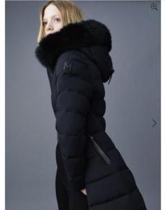 ♢ほぼ新品♢Mackage ブラック ロングダウンジャケット マッカージュ ダウン レディース 撥水 ストレッチダウン MACKAGE