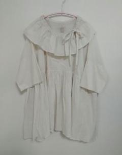 MARCHE' DE SOEUR／ラッフル襟チュニック・ファナージュダーク