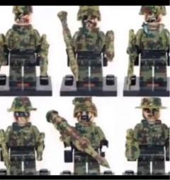 SWAT スワット 特殊部隊 ミニフィグ 6体セット レゴ互換