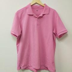 UNIQLO XL ピンク ポロシャツ