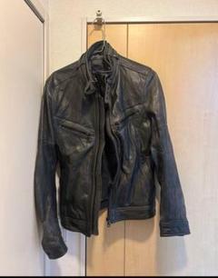 美品✨ニコルクラブ　ゴートレザージャケット　ライダース　ライトブラウン　46 美品✨ニコルクラブ ゴートレザージャケット ライダース ライト