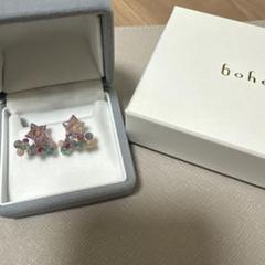 Bohem フェアリーピアス　ポエム　ピンクアメシスト Bohem フェアリーピアスポエムピンクアメシスト