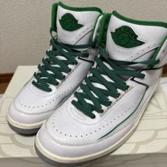 エアジョーダン2 ラッキーグリーン『箱無し』 JORDAN BRAND AIR JORDAN 2 RETRO WHITE/LUCKY GREEN-SAIL-LT