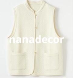 nanadecor オーガニックコットン　キルティングベスト 楽天市場】nanadecor オーガニックコットン キルティングベスト