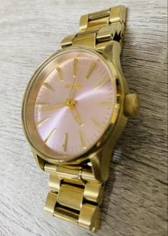 美品】NIXON SENTRY 38 SS ゴールド 腕時計 - メルカリ