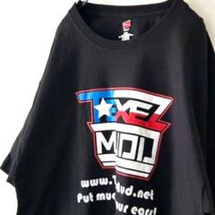 ヘインズ テキサス MUD Tシャツ L ブラック 黒 古着