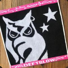 DEFTBLOWこだわりのジャガードハンドタオル フクロウ