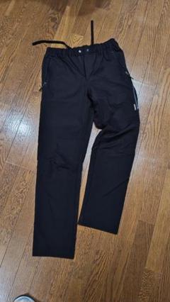 TULTEX 黒 アウトドアパンツ ウエストゴム