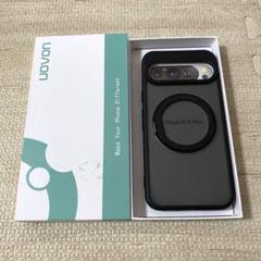 新品◆ Pixel 9ソフトケース スタンド 回転リング ブラックのサムネイル