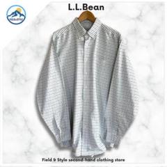 L.L.Bean チェック柄 ボタンダウンシャツ 長袖 コットンシャツのサムネイル