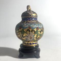 七宝焼　壺　北京 中国七宝焼 壷 景泰藍｜トレファクONLINE