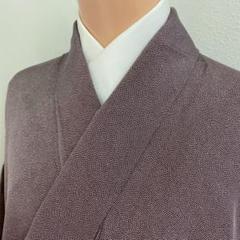 【和】16245o 鮫小紋　一つ紋　縫紋　正絹　着物 和】16245o 鮫小紋 一つ紋 縫紋 正絹 着物 - メルカリ