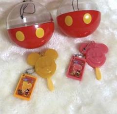 ディズニー　アイスバー　キーホルダー　パークフード　ミッキー　ミニー