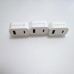 3個セット！CHONGMANG 20W スマートアダプター　USB-Cポート搭載