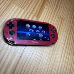 PSVITA1000 本体　レッド　動作ok 良品
